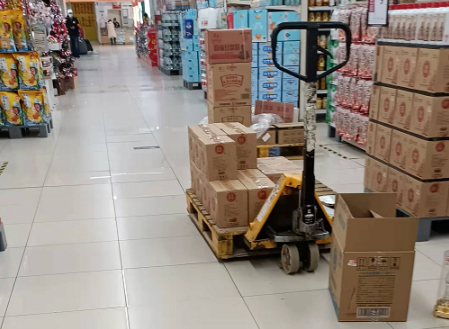 元旦超市备货忙，手动液压秋葵视频在线观看来助力